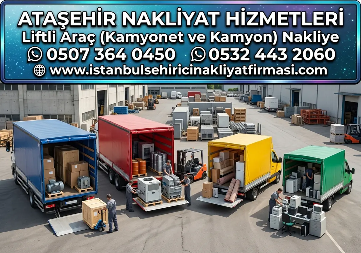 ATAŞEHİR LİFTLİ NAKLİYAT ARACI ÇÖZÜMLERİ
