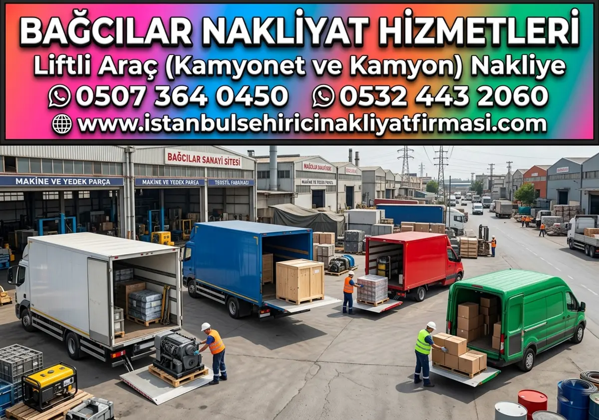 BAĞCILAR LİFTLİ NAKLİYAT ARACI ÇÖZÜMLERİ
