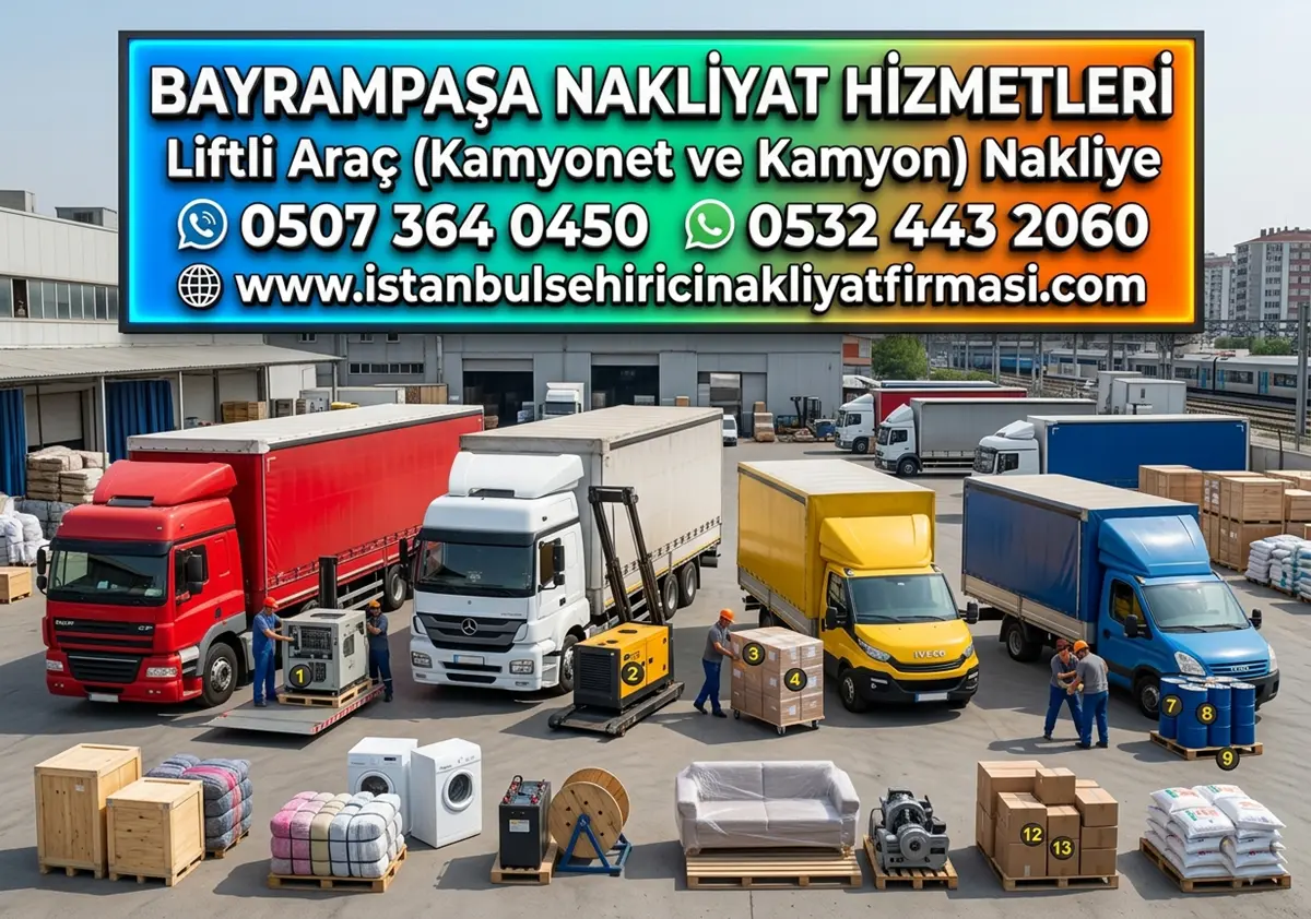BAYRAMPAŞA LİFTLİ ARAÇ NAKLİYE ÇÖZÜMLERİ