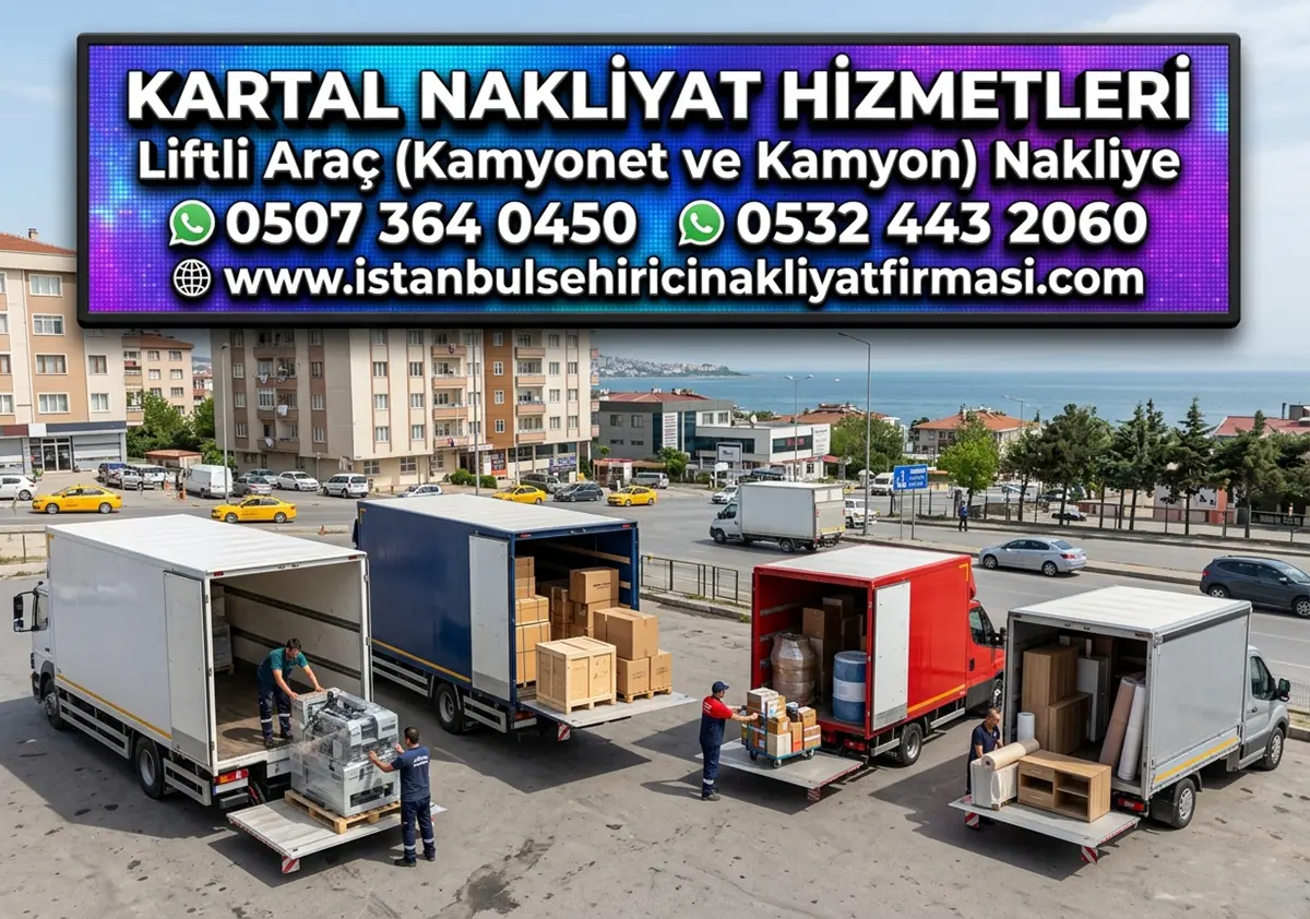 KARTAL HIZLI LİFTLİ ARAÇ NAKLİYE DESTEĞİ