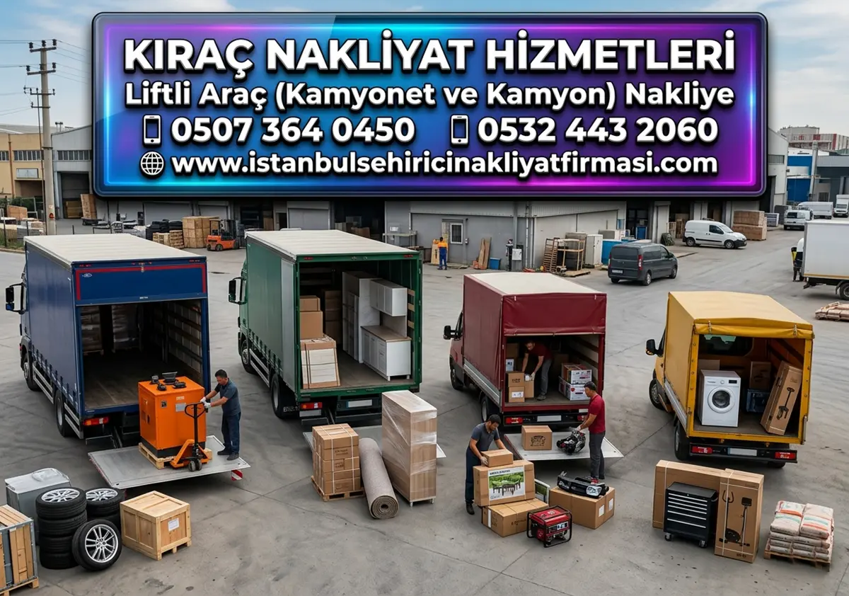 KIRAÇ LİFTLİ KAMYONET NAKLİYAT ÇÖZÜMLERİ