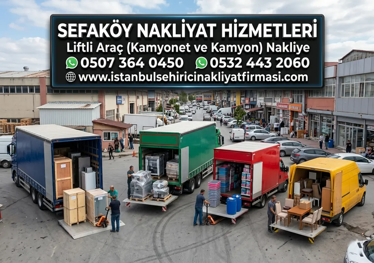 SEFAKÖY LİFTLİ KAMYON NAKLİYAT ÇÖZÜMLERİ