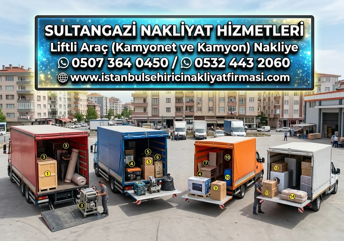 SULTANGAZİ LİFTLİ ARAÇ NAKLİYE ÇÖZÜMLERİ