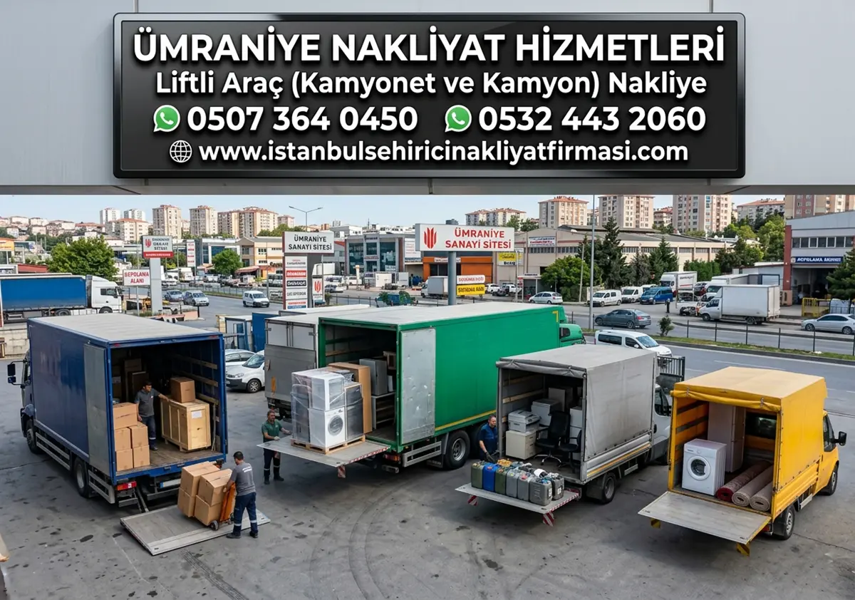 ÜMRANİYE LİFTLİ NAKLİYAT ARACI ÇÖZÜMLERİ